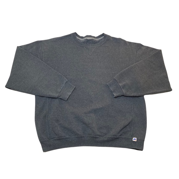 Russell Athletic Sweaters Vintage Russell Athletic Blank Dark Gray
